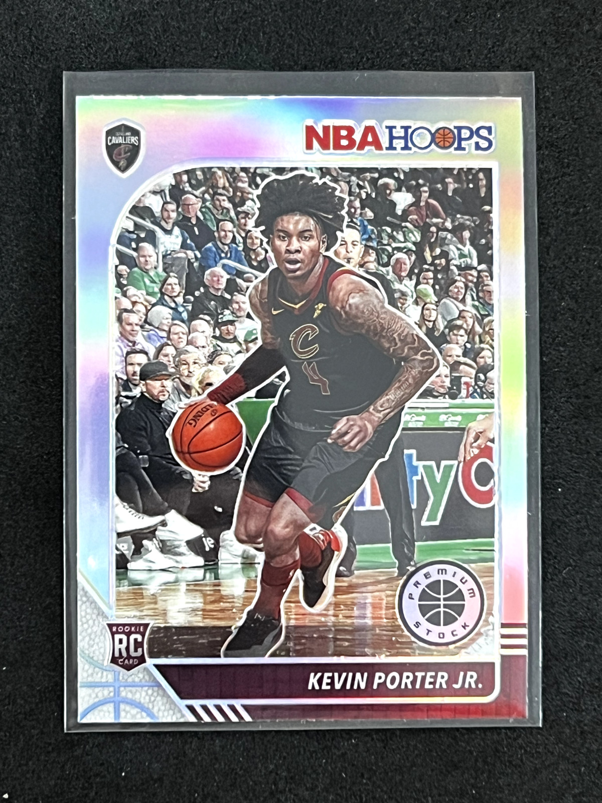 2019-20 Panini Hoops Premium Stock Kevin Porter Jr #225 Rookie Silver Prizm