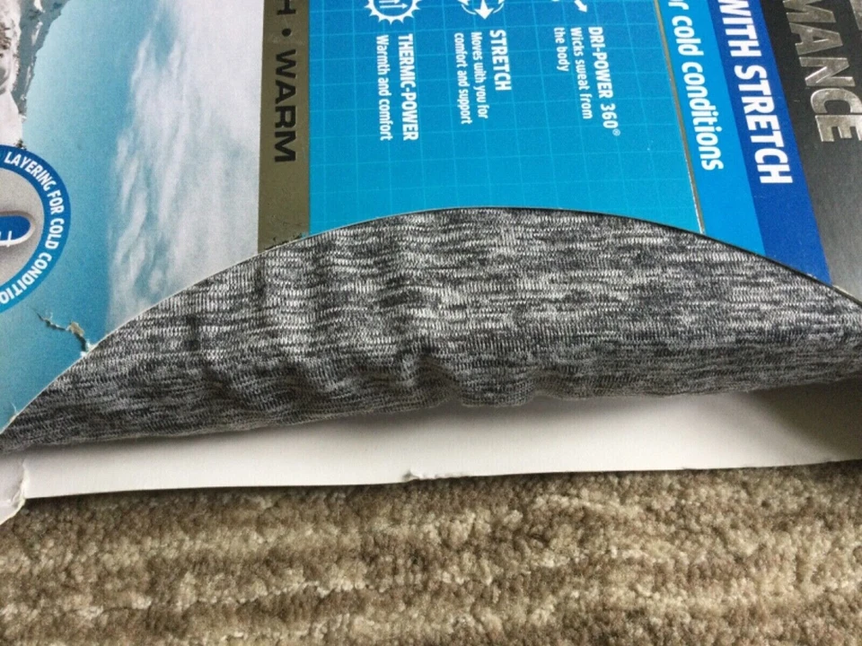 Russell Performance Active Baselayer Stretch Crew L2. Camisa Mediun. Greystone. Foto 3 de 3