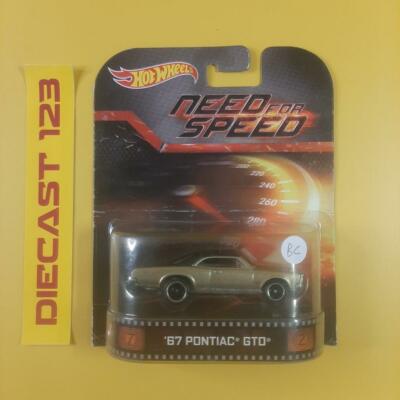 BAD CARD) Hot Wheels 67 PONTIAC GTO HW Retro Entertainment NEED