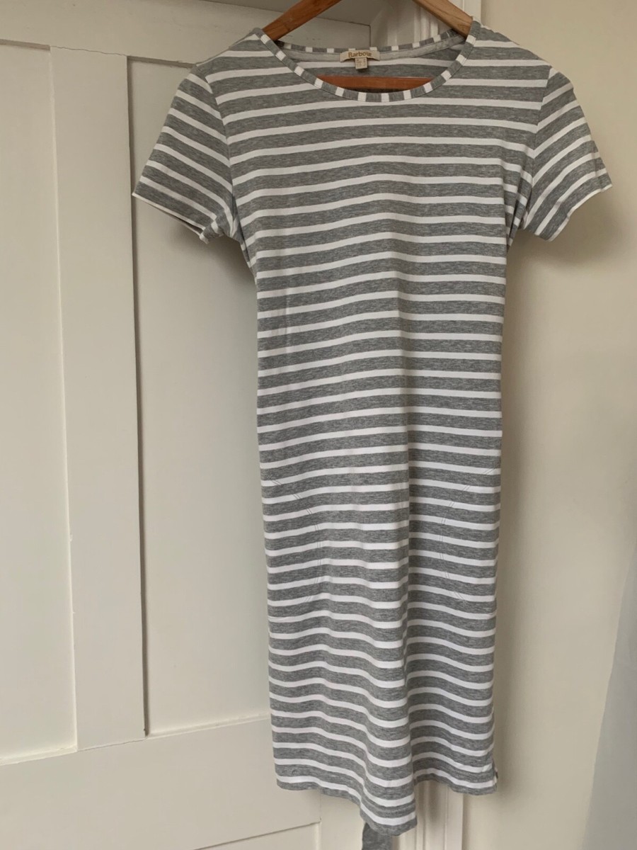 lou and grey shirt dress Lou & Gray Shirt Dress Womens L Gray Knit Sleeveless Drawstring Pockets  Casual