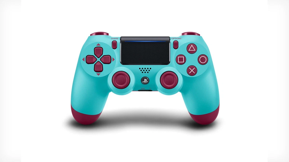 New Genuine Official Sony DualShock 4 V2 Playstation 4 PS4 Controller Berry  Blue