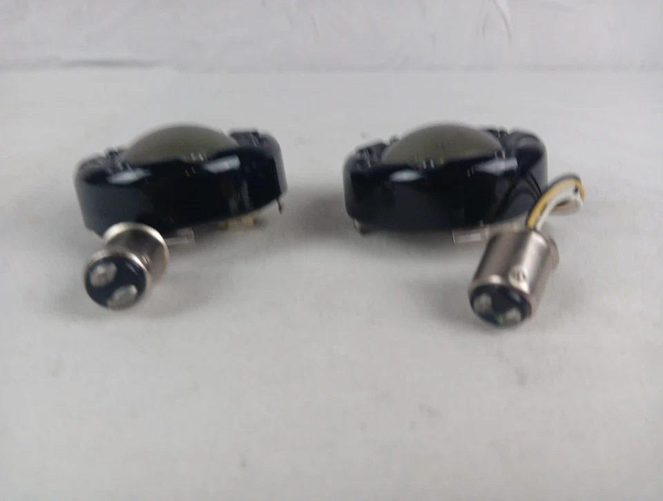 DINÁMICA PERSONALIZADA PARA INSERTOS INTERMITENTE HARLEY BREAKOUT ÁMBAR LED BULLET RINGZ Foto 4 de 4