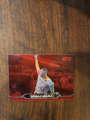 2024 Topps Stadium Club RED FOIL PARALLEL #297 Manny Machado, San Diego Padres