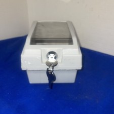 Diskette Drawer Cabinet Case Box for floppy disk LOCKS WITH KEY See Pictures