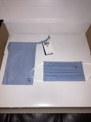POLO RALPH LAUREN コットン クロスマスク　ブルー　M/Lサイズ Polo Ralph Lauren Cotton Face Mask - Classics - M/L - Authentic