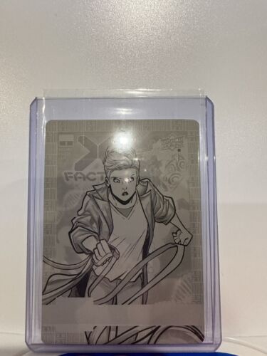 2020-21 Marvel Annual Prestige #44  X-Factor Black Printing Plate #1/1 - Picture 1 of 2