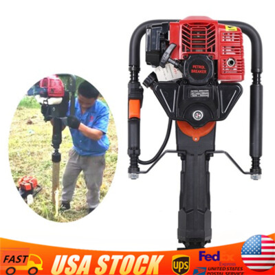 #ad T Post Driver 52CC Gas Pile Driver Fence Petrol Powered Energy Gasoline Engine $274.94