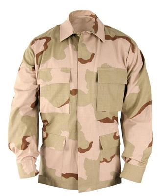 USGI DCU DESERT CAMOUFLAGE UNIFORM 3 COLOR JACKET MADE IN THE USA ALL ...