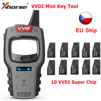 Xhorse VVDI Mini Key Tool Key Fob Cloner and Remote Generator / 10 x  Super Chip