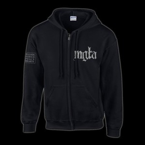 MGLA - Logo Hooded Zipper/Kapuzenjacke Kriegsmaschine Plaga Szron Mgła Batushka