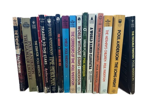 VTG 60’s 70’s 80’s Sci-Fi Book Lot (15) Award Winner Poul Anderson Mass Market