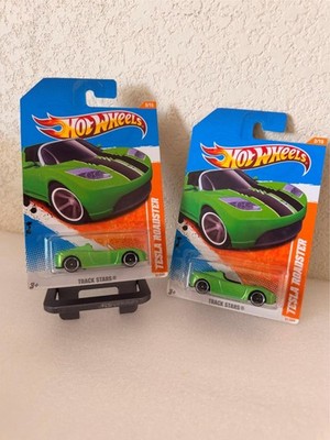 Hot Wheels Track Stars Tesla Roadster Lot of 2 G62