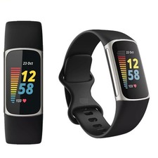 Fitbit Charge 5 Running Heart Rate Monitor Fitness  Health Tracker -Black