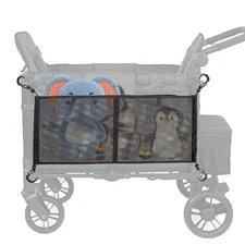 Stroller Wagon Cargo Net Organizer,Baby Stroller Storage Bag Mesh Cargo Net,S...
