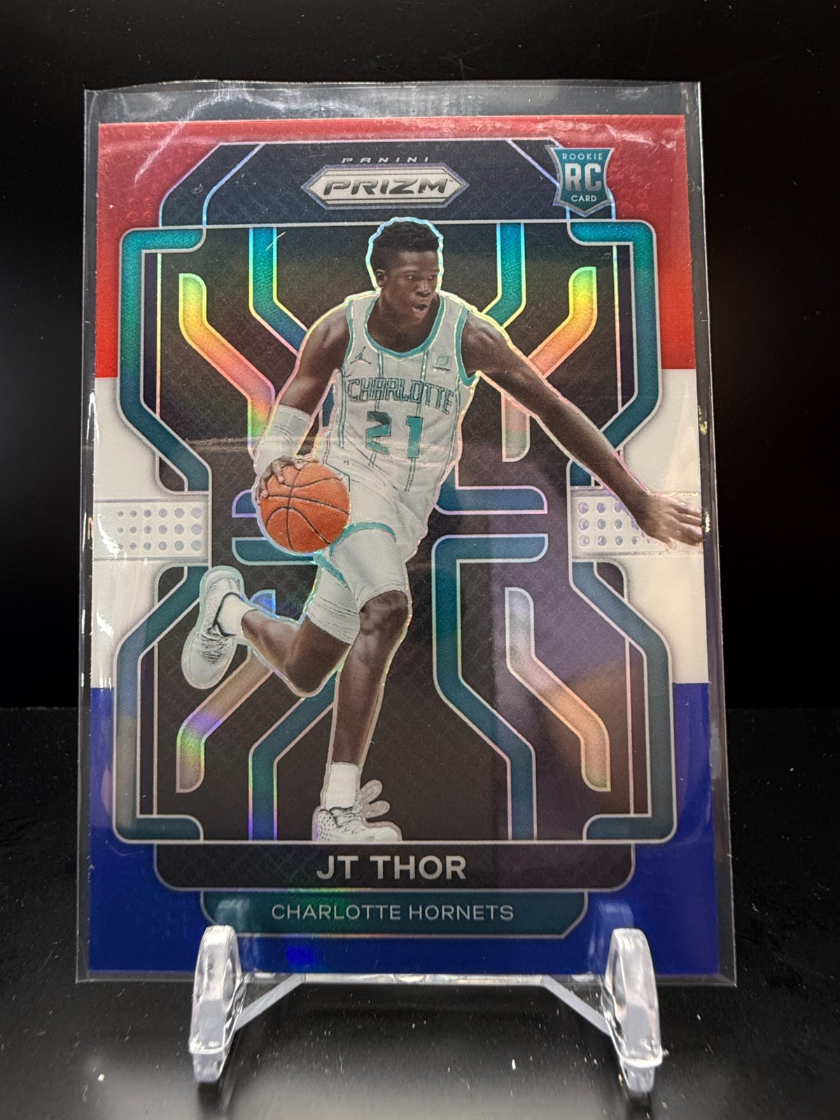 C043 - 2021-22 Panini Prizm - JT Thor #272 - Red White Blue RC