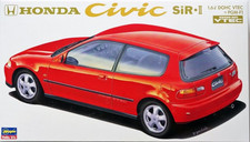 1:24 Scale Hasegawa Honda Civic SiR II VTEC Car Model Kit - RARE UK STOCK