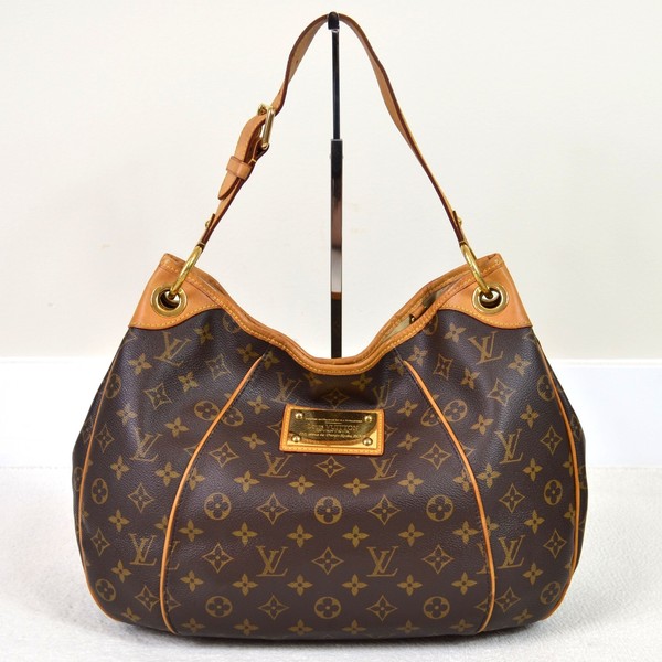 Louis Vuitton Galliera PM Monogram Leather Hobo Shoulder Bag Handbag Purse