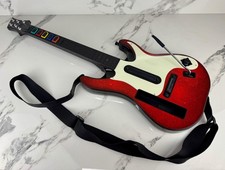 Guitar Hero GH5 Nintendo Wii Controller per chitarra wireless - rosso e bianco scintillante