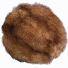 Vintage Ladies/Women's Hat: MINK Pillbox, 1940s, VG Cond