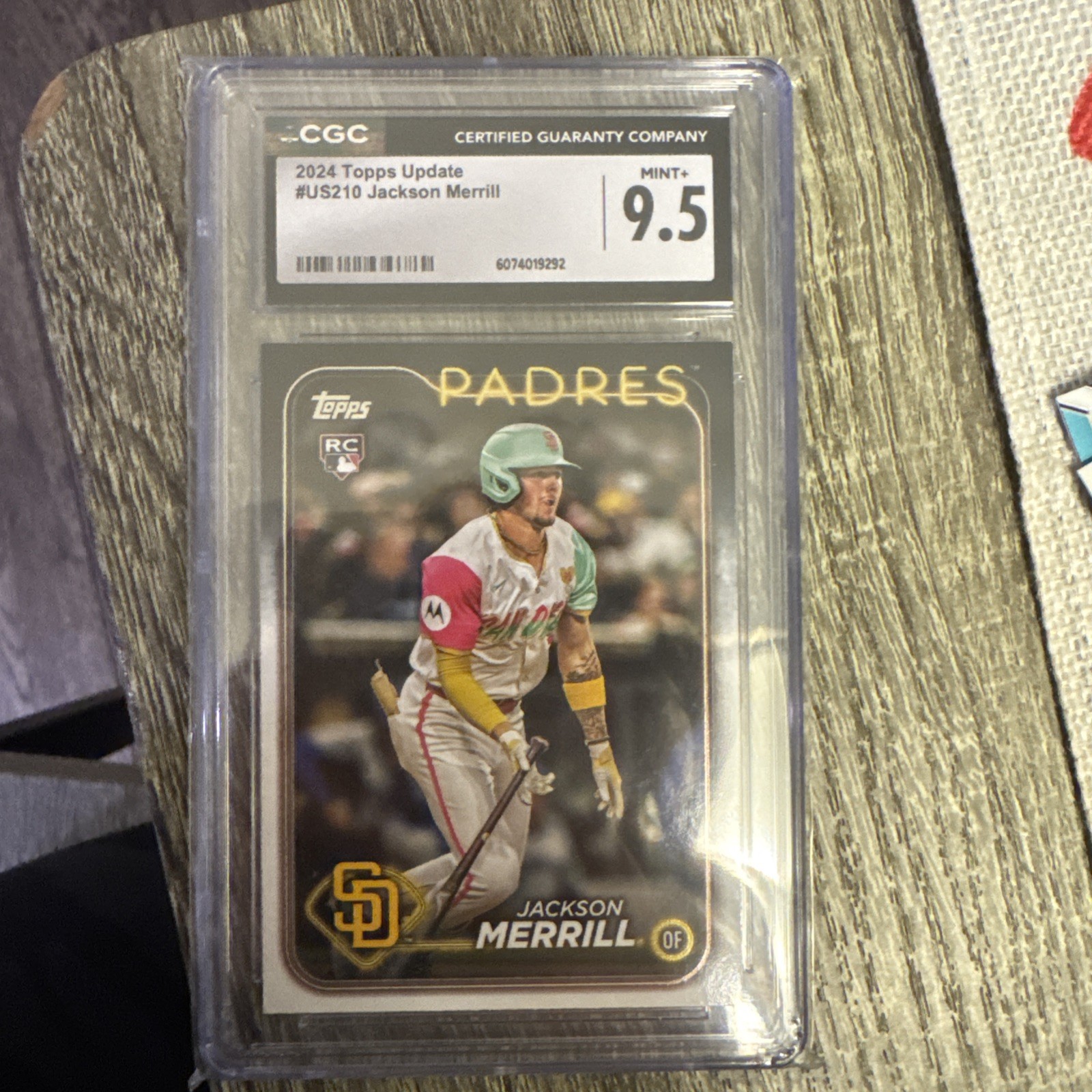 2024 Topps Chrome Update Series #USC153 Jackson Merrill RC Mint+ 9.5