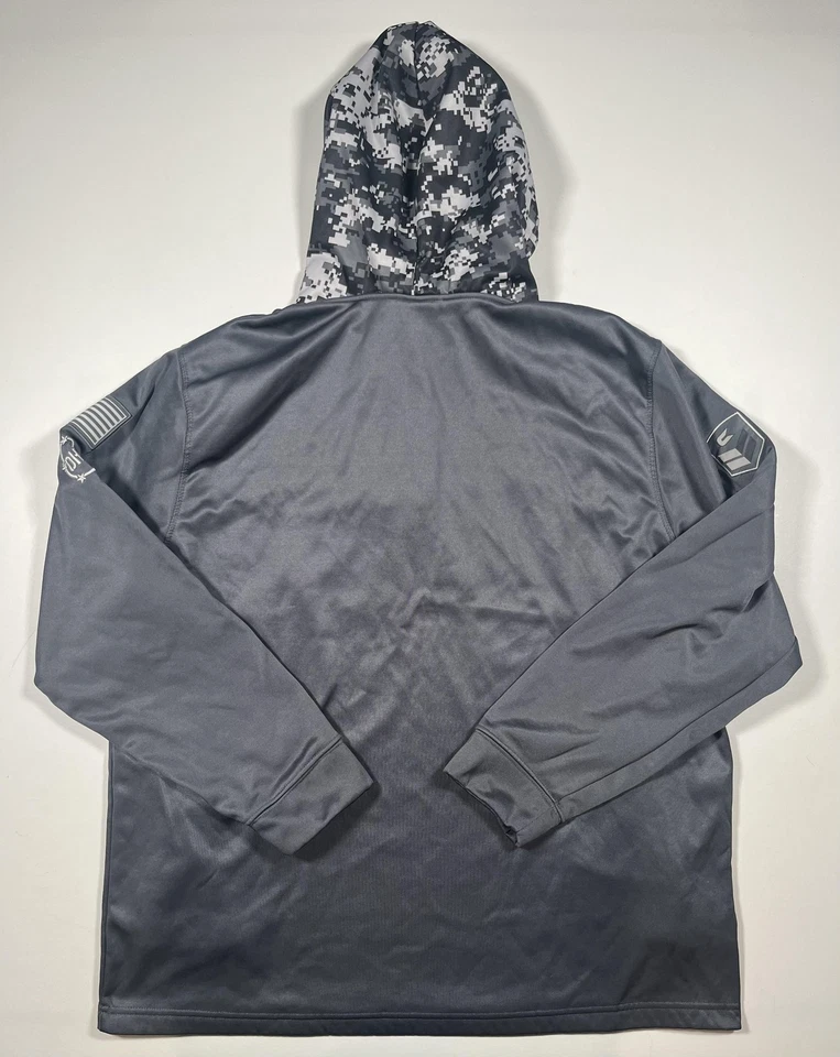 Alabama Crimson Tide Sudadera con Capucha Para Hombres 3XL Gris Camuflaje NCAA Fútbol Pullover OHT EE. UU. Foto 2 de 4