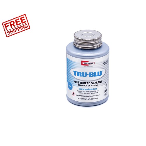 1/4 Pint Tru-Blu Pipe Sealant - Ideal for Thermal Expansion and Industrial Use