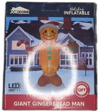 Joiedomi Giant Christmas Inflatable Gingerbread Man, Gingerbread Blow Up Huge