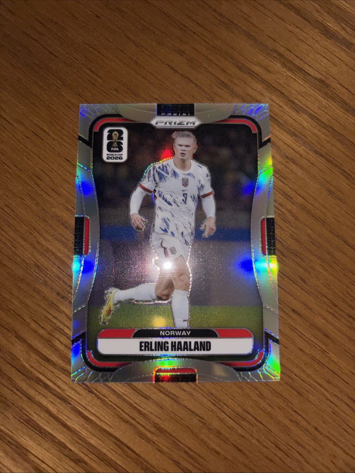 2026 Panini Prizm World Cup Erling Haaland Silver Prizm Refractor SP #333 Norway