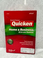 Quicken Home Business 2009 PC CD ROM Software Intuit Complete Retail Box