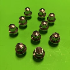 10- New 2001 - 2019FORD Focus  OEM WHEEL LUG NUT Set Solid No Caps