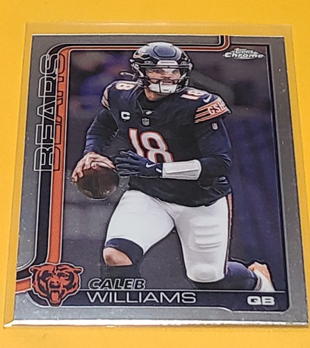 BEARS CALEB WILLIAMS 2025 TOPPS CHROME #52
