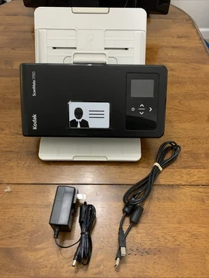 Kodak ScanMate i1150 High Speed Duplex Color Document Scanner TESTED w/Adapter - Image 1 of 4