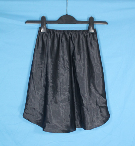 VTG FARR WEST NYLON Smooth Satin ANTI-CLING Shirt-Tail Hem A-LINE HALF SLIP Sz S