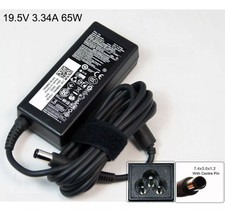 LOT OF 40 Genuine Dell 65W Adapter Laptop Charger 19.5V 7.4mm Large Barrel tip