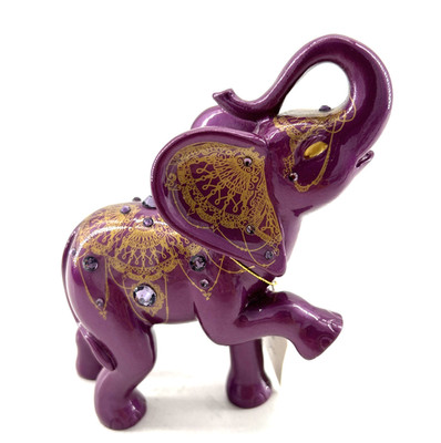 Parade Of Purple Matriarch of Fortune Blake Jenson Purple Elephant Figurine 5 