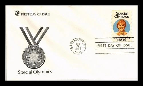 DR JIM STAMPS US COVER SPECIAL OLYMPICS FIRST DAY ISSUE READERS DIGEST CACHET