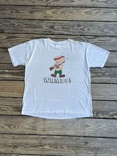 Vintage 80s Rambo “Wambo” T Shirt 1985 Looney Tunes Elmer Fudd Sz L Parody White