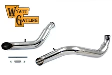Wyatt Gatling LAF Exhaust Header Set for Harley Evolution Twin Cam 1986-2006