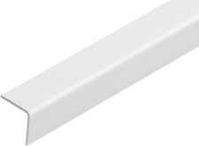 White Plastic PVC Corner 90 Degree 1 Meters Angle Trim Wall Corner Guard Edge Pr