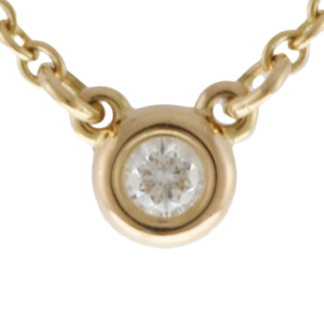 Tiffany & Co 18K Pink Gold Diamond By the Yard Necklace Pre-Owned Ladies