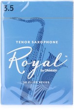 D'Addario Royal Tenor Saxophone Reeds - 3.5, 10-pack