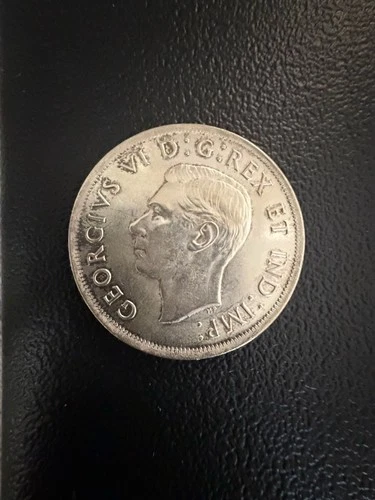 1937 Canada .800 Fine Silver CA1 Dollar Coin - BU Condition for Grading