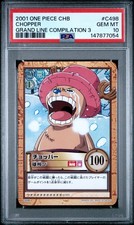 2001 ONE PIECE CARDDASS HYPER BATTLE GRAND LINE COMPILATION 3 CHOPPER PSA 10
