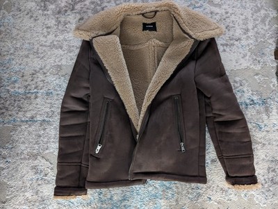 Express Brown Suede Jacket XS