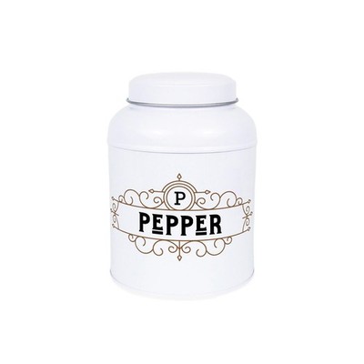 Pfeffer Kanister - Vintage kleiner gewölbter Küchenvorratsbehälter 600 ml