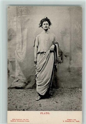 10554626 - XIIe Lustrum - 1908 - Plato  AK Studentika