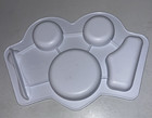 Care Bears Melamine Divided Plate Sunshine Rainbow Hearts Bears 2004 Munchkins — photo 2