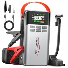 8-in-1 Car Jump Starter with Air Compressor,Portable Jump Starter Pack 5500A