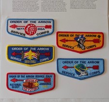 Operation Arrow 2026 Jamboree Endowment National OA Service Corps Comm. Flap Set