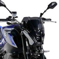 Yamaha MT09 21/23 Saute Vent Ermax Sport Windschutz Schwarz Klar / 0302Y99